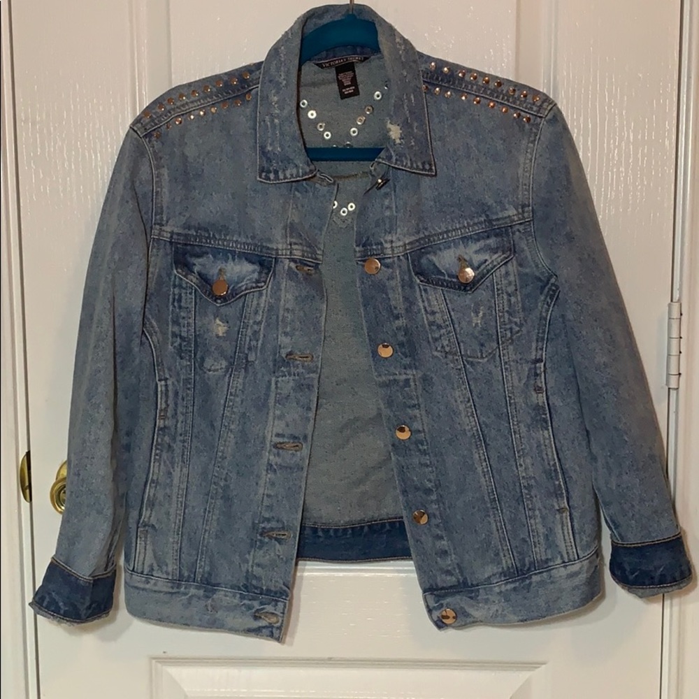 Oversized Victoria Secret Jean jacket